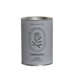 Bougie parfumée en pot de verre opaque – Lavande