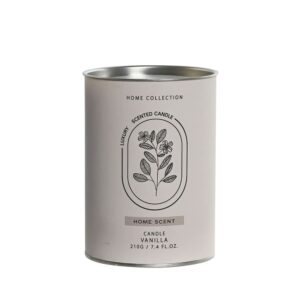 Bougie parfumée en pot de verre opaque – Vanille