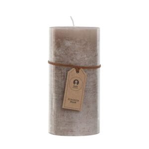 Bougie pilier parfumée cire naturelle texturée – Musc