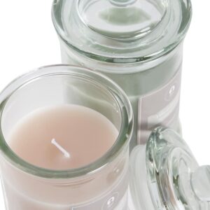 Bougie parfumée en pot de verre – Fraise