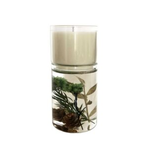 Bougie parfumée en pot de verre – l’Orée du Bois