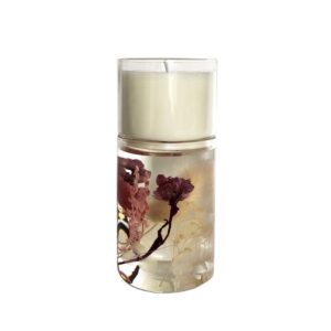 Bougie parfumée en pot de verre – Rêve de Fleurs