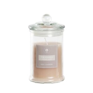 Bougie parfumée en pot de verre – Fraise
