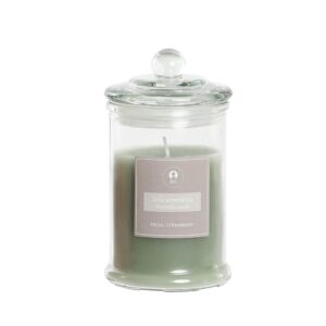 Bougie parfumée en pot de verre – Fraise