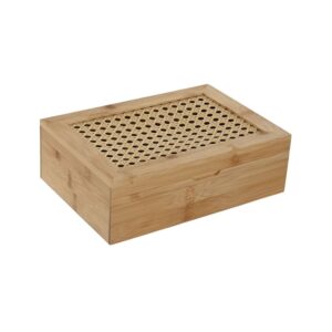 Boîte de rangement déco en bois – 6 compartiments