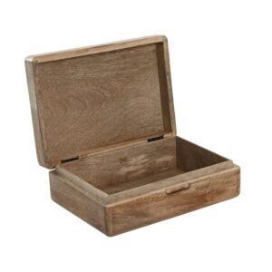 Boîte de rangement déco en bois – 2 modèles