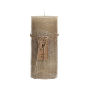 Bougie pilier parfumée cire naturelle texturée – Miel