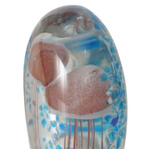 Boule en verre décorative à poser – Méduses, 14cm