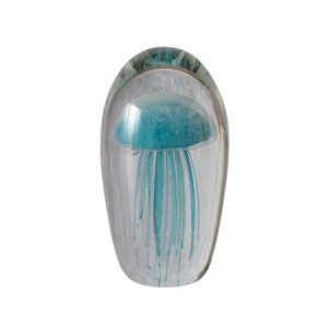 Boule en verre décorative à poser – Méduse, 16cm