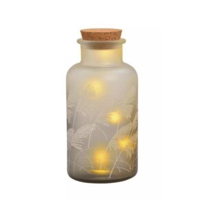 Bouteille lumineuse en verre – 5 ampoules LED