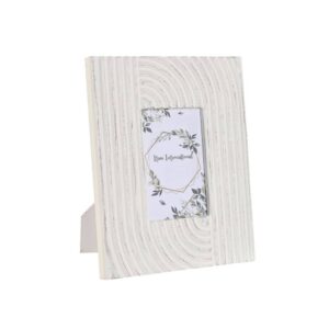 Cadre photo à poser en MDF blanc – 10x15cm