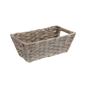 Corbeille de rangement en polyéthylène tressé – 29cm