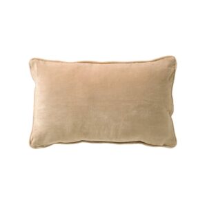 Coussin déco pour canapé en coton beige – 30×50
