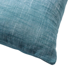 Coussin déco pour canapé en coton bleu – 45×45