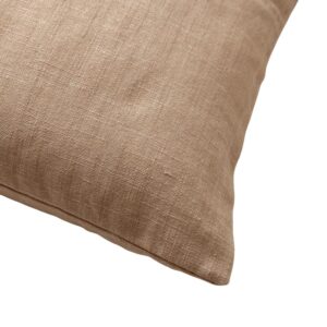Coussin déco pour canapé en coton marron – 45×45