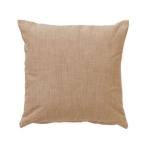 Coussin déco pour canapé en coton marron – 45×45