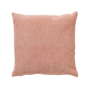 Coussin déco pour canapé en coton rose – 45×45