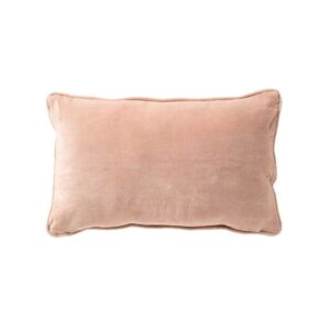 Coussin déco pour canapé en coton rose – 30×50