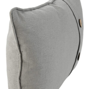 Coussin déco pour canapé en coton gris – 30×50