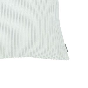 Coussin déco pour canapé en polyester blanc – 45×45
