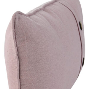 Coussin déco pour canapé en coton rose – 30×50