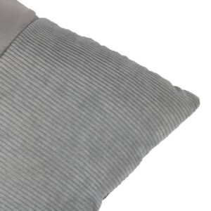 Coussin déco pour canapé en polyester gris – 30×50