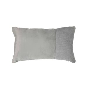 Coussin déco pour canapé en polyester gris – 30×50