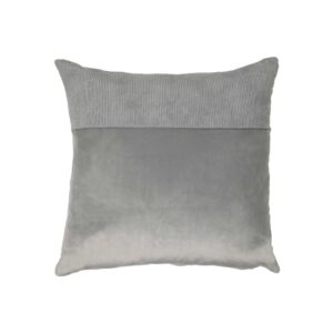 Coussin déco pour canapé en polyester gris – 45×45