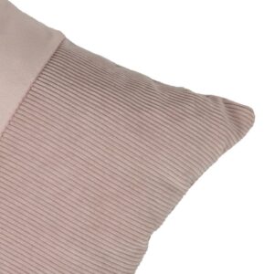 Coussin déco pour canapé en polyester rose – 30×50