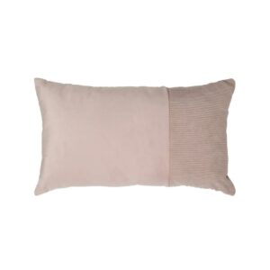 Coussin déco pour canapé en polyester rose – 30×50