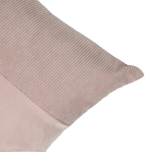 Coussin déco pour canapé en polyester rose – 45×45