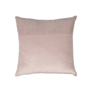Coussin déco pour canapé en polyester rose – 45×45