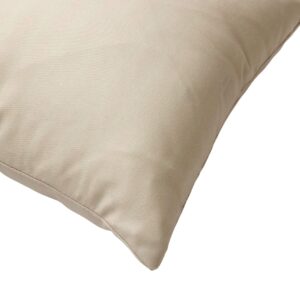 Coussin d’extérieur beige imperméable – 45×45