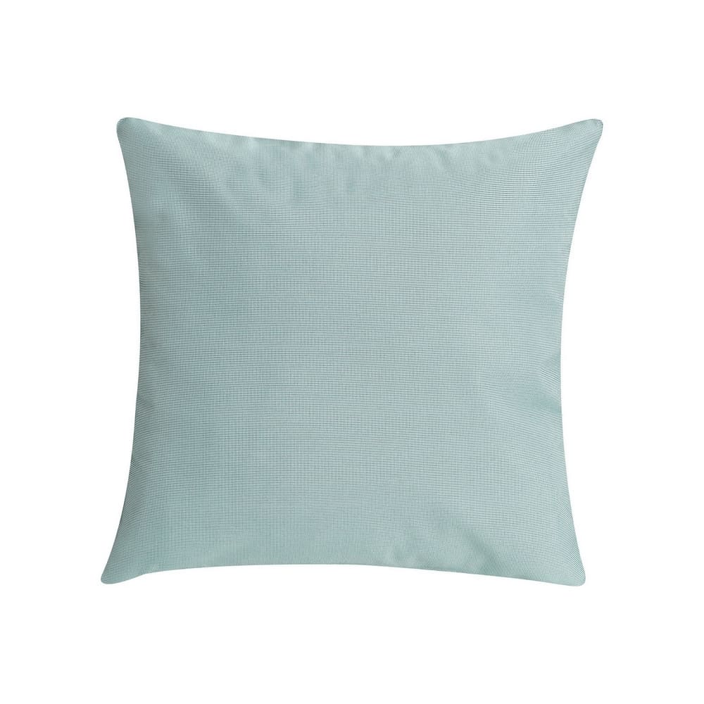 coussin extérieur bleu clair en polyester, imperméable et résistant aux UV, 47x47cm