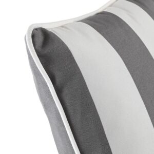 Coussin d’extérieur gris imperméable – 40×40