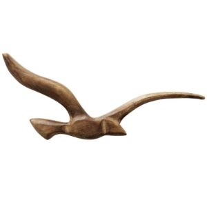 Décoration murale en bois – Trois mouettes 37cm