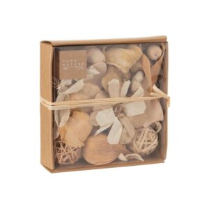 Boîte de décorations en bois et rotin – Pure nature