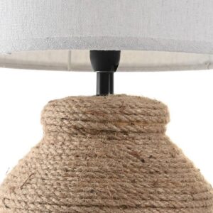 Lampe de table à poser pied corde de jute – 37cm