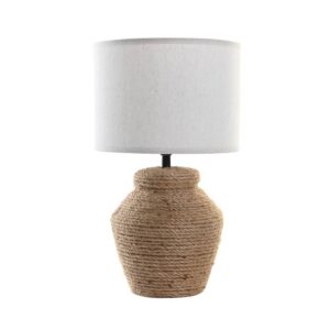 Lampe de table à poser pied corde de jute – 37cm