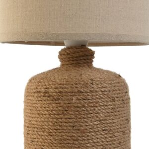 Lampe de table à poser pied corde de jute – 45cm