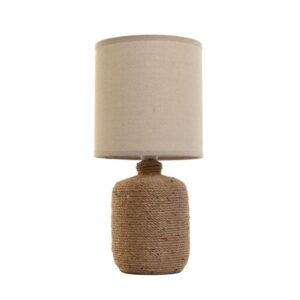 Lampe de table à poser pied corde de jute – 45cm