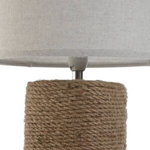 Lampe de table à poser pied corde de jute – 52cm