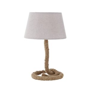 Lampe de table à poser pied corde de jute – 40cm