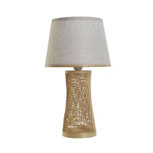 Lampe de table à poser pied en bambou – 45cm