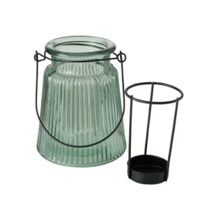 Lanterne à bougie en verre pour l’extérieur – 12cm