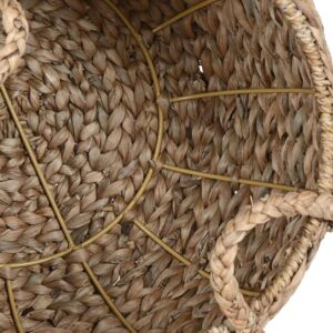 Panier décoratif en jacinthe avec anses – 2 modèles