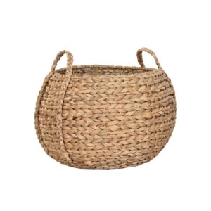 Panier décoratif en jacinthe avec anses – 2 modèles