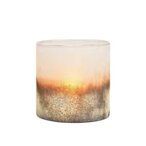 Photophore bougie en verre opaque texturé – 2 modèles