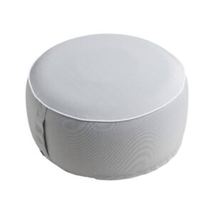 Pouf d’extérieur gris imperméable – 25×55