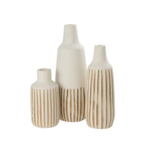 Vase décoratif pour fleurs en bois – 45cm